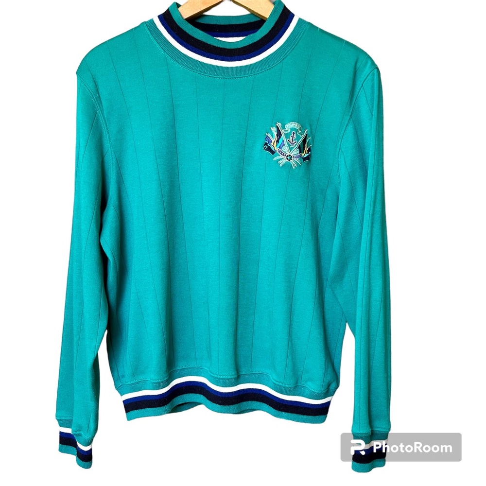 Vintage Petite Sophisticate Long Sleeve Pullover Sweater Womens Medium Crewneck